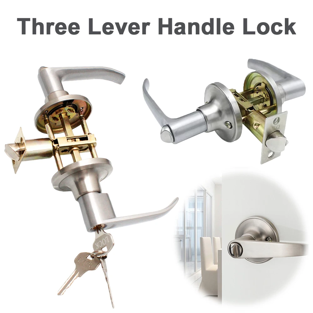 Door Knob Replacement - Kunci Tuas Pintu Baja Tahan Karat