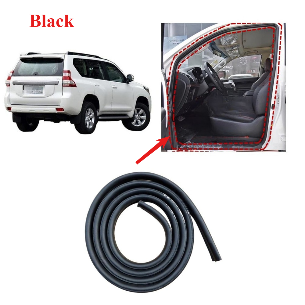 Door Weather Strip - 1 Buah Karet Pintu Hitam untuk