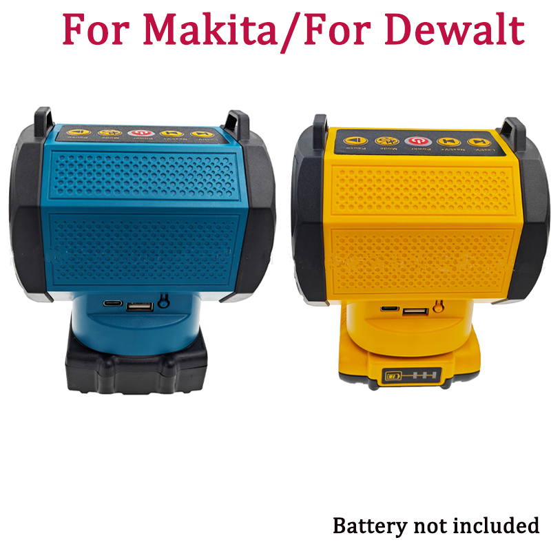 Home Improvement Videos - Untuk Makita/Dewalt 18V Baterai Li-ion Bluetooth