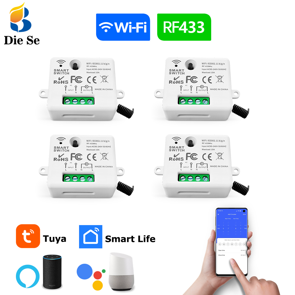 Home Improvement Years - Tuya WiFi Smart Light Switch 433MHz