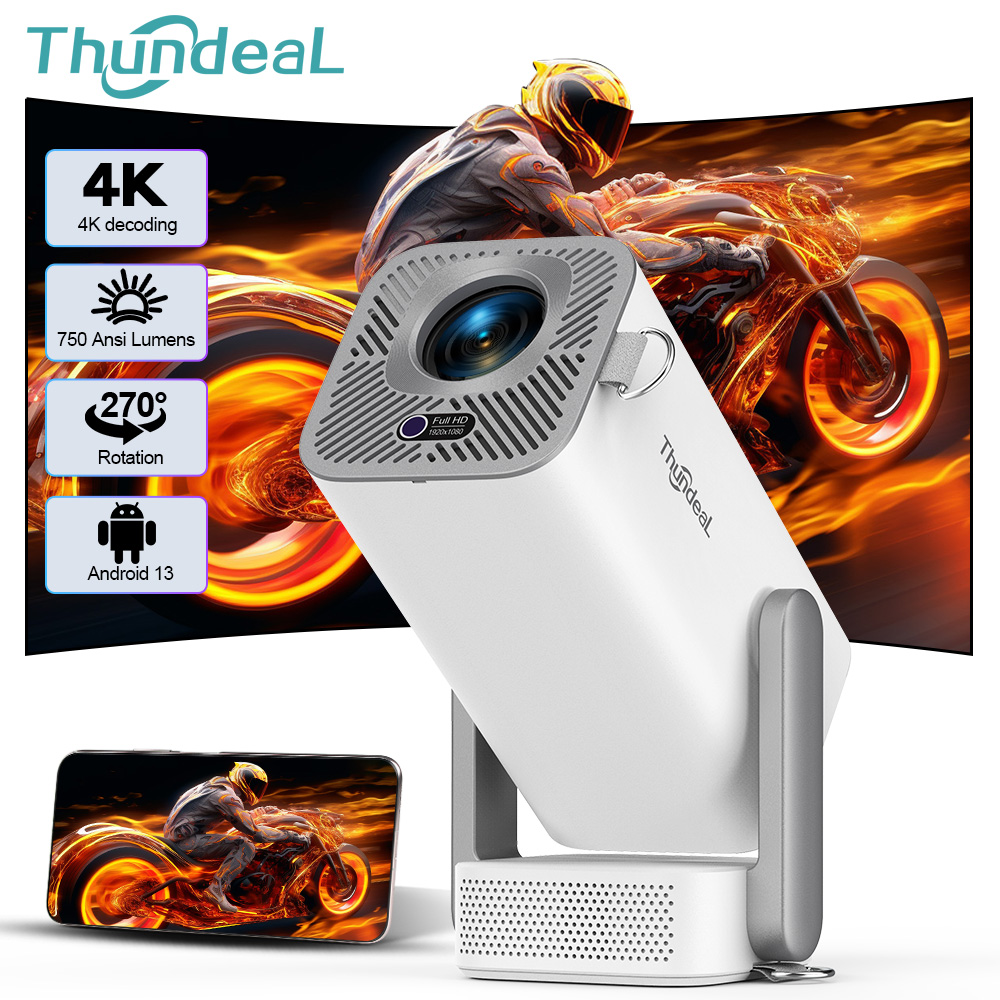 Home Improvement Videos - Proyektor Mini Beam ThundeaL 4K Android