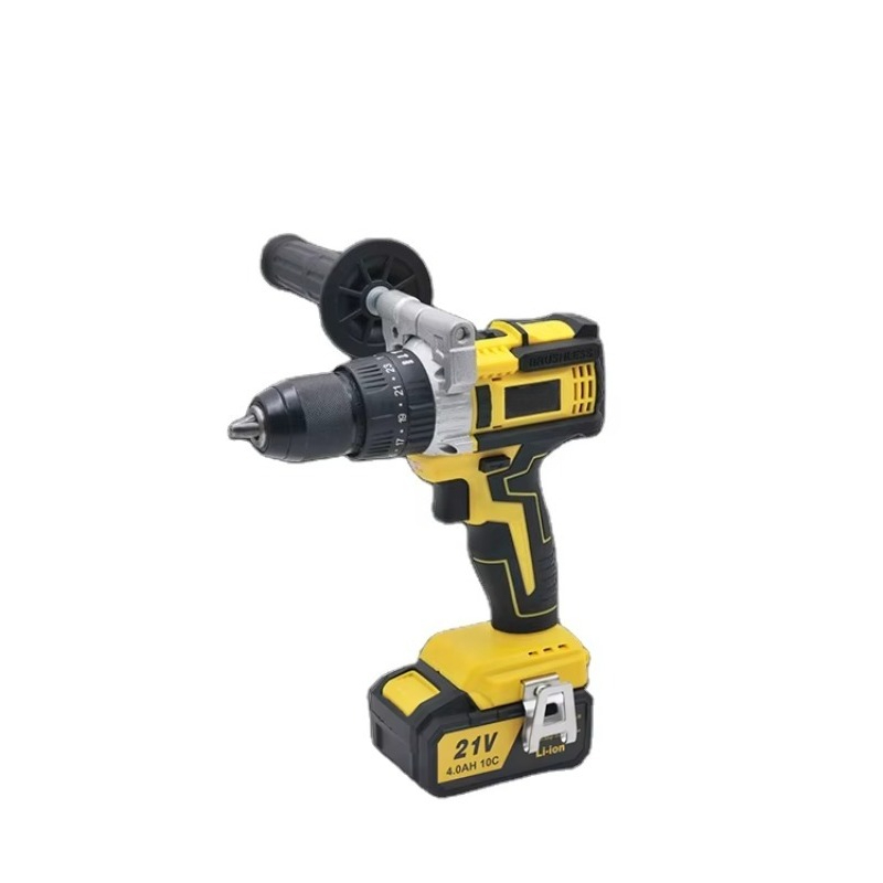 Power Drill Cordless - Motor Brushless Bertenaga 80N.m Chuck 13mm