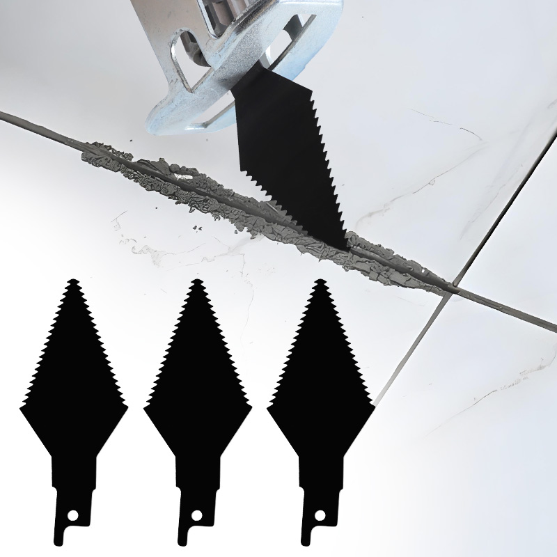 Grout Saw Removal - Alat penghilang Grout 3 buah pisau