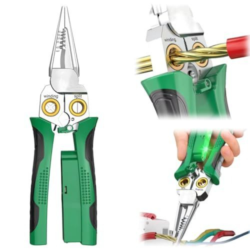 Home Improvement Cast - Tang Pengupas Kabel Multifungsi 8-in-1, Pemotong,