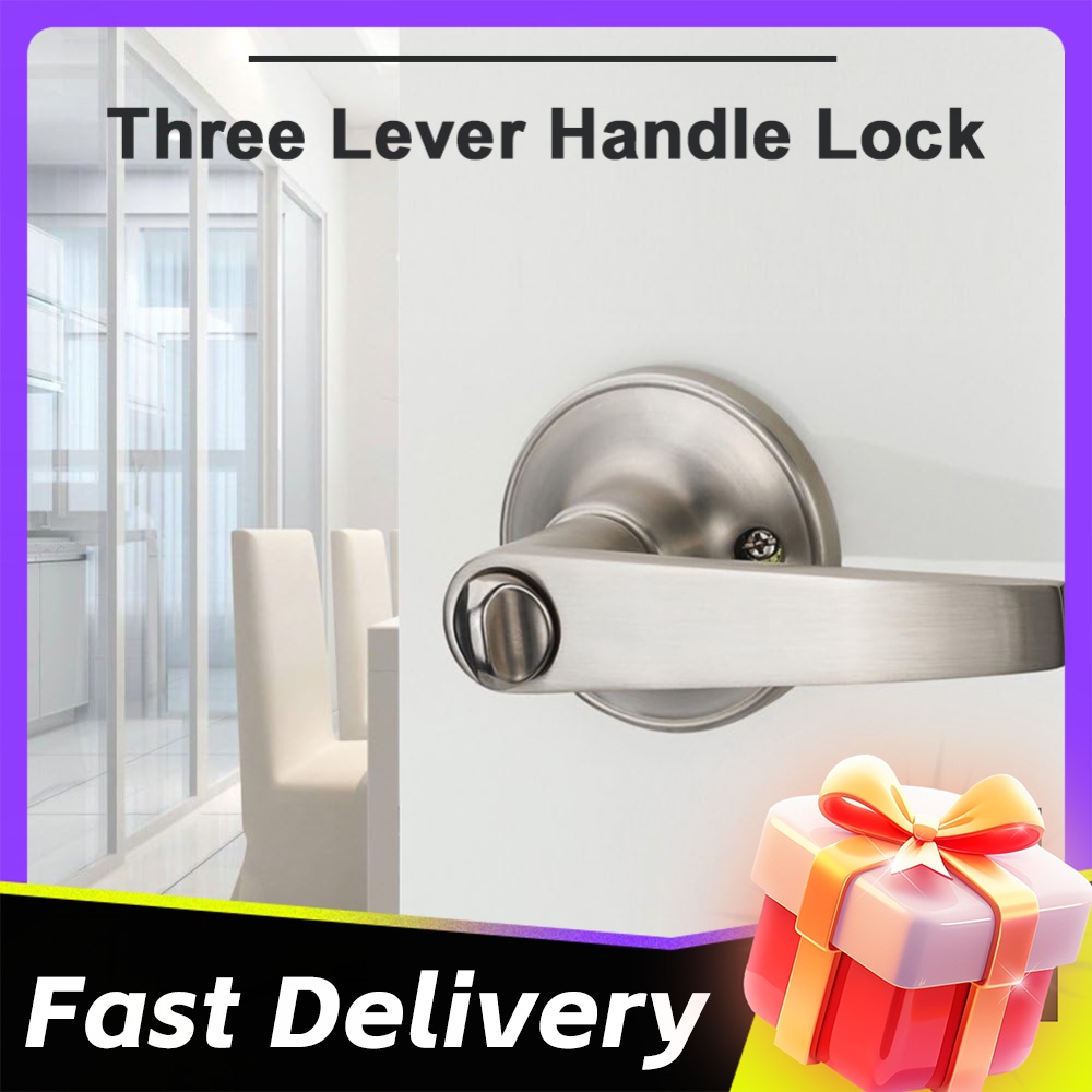 Door Knob Replacement - Kunci Tuas Pintu dengan 3 Kunci