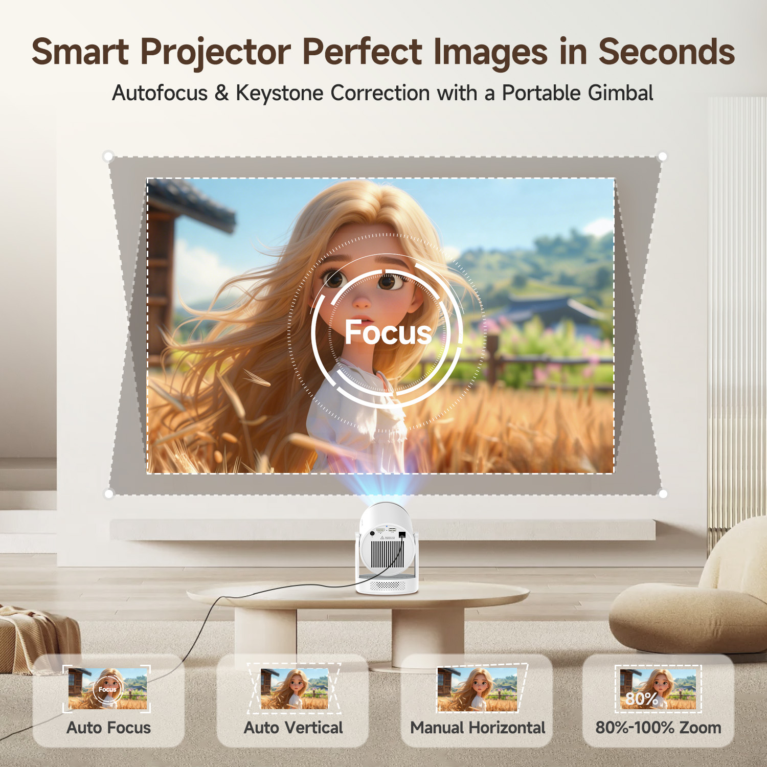 Proyektor Magcubic Android 14  - Home Improvement Videos ulasan dan harga