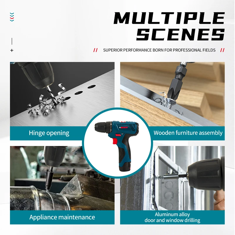 Bor Listrik Profesional Bosch  - Power Drill Cordless ulasan dan harga