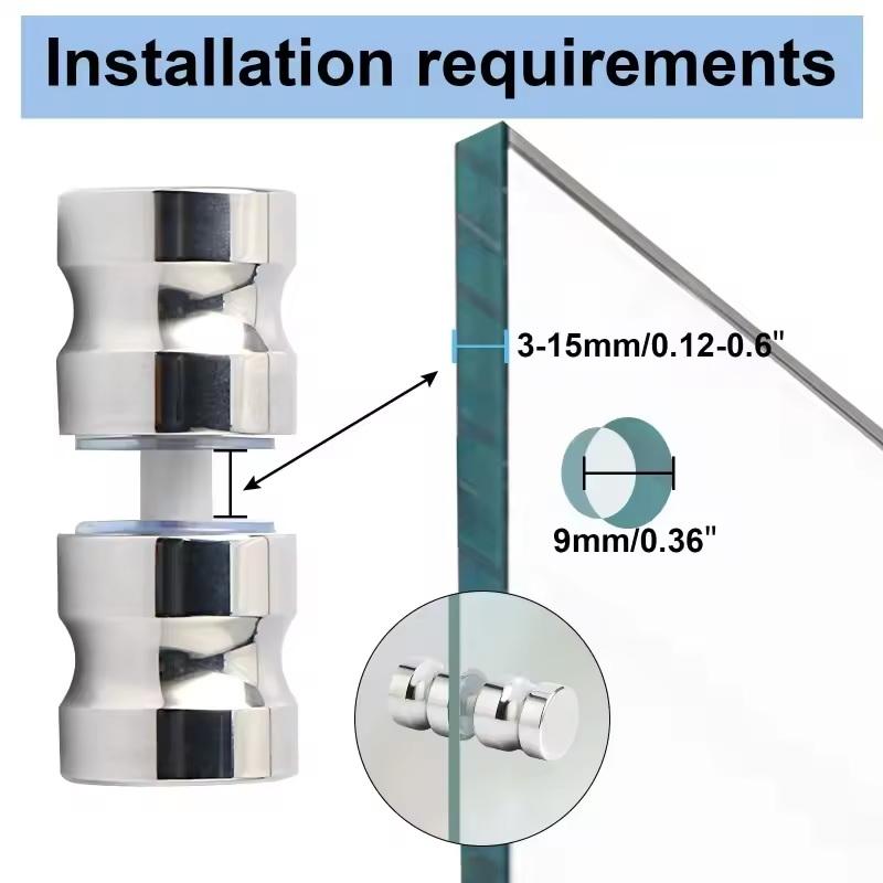 Gagang Pintu Kaca Shower Berga - Door Knob Replacement ulasan dan harga
