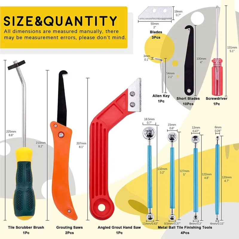 Alat Penghilang Grout 22 Pcs S - Grout Saw Removal ulasan dan harga