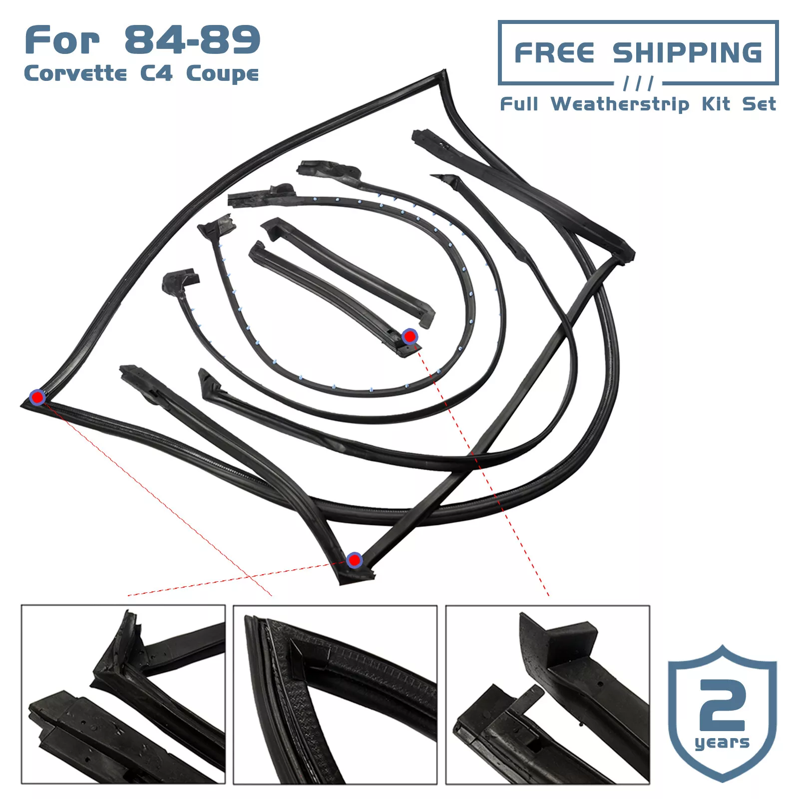 AP02 Untuk Chevy Corvette C4 C - Door Weather Strip ulasan dan harga