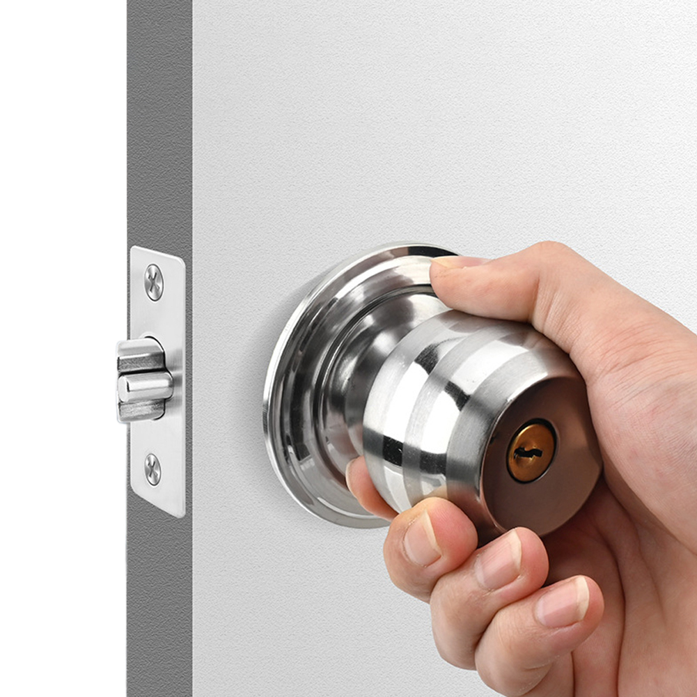 Kenop Pintu Bulat dengan Kunci - Door Knob Replacement ulasan dan harga