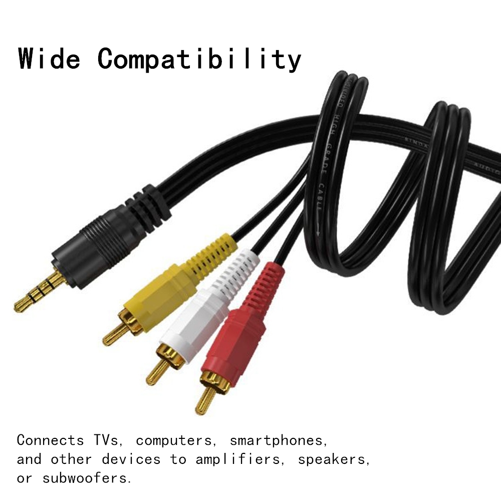Kabel Audio Video RCA 3.5Mm Ke - Home Improvement Videos ulasan dan harga