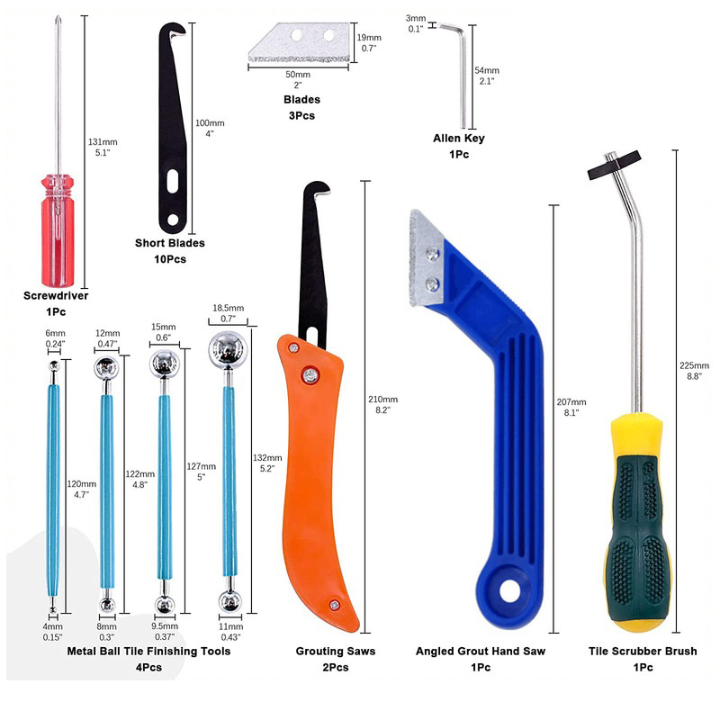 Grout alat penghilang 22 buah  - Grout Saw Removal ulasan dan harga