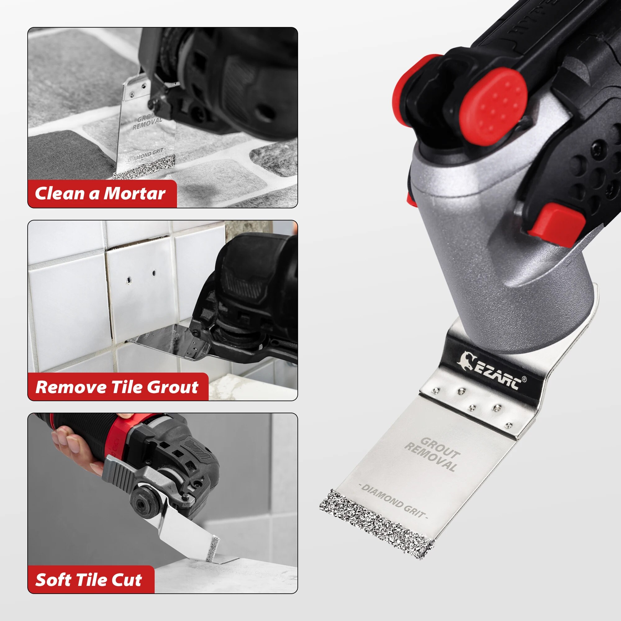 Pisau Gergaji Osilasi EZARC 3p - Grout Saw Removal ulasan dan harga